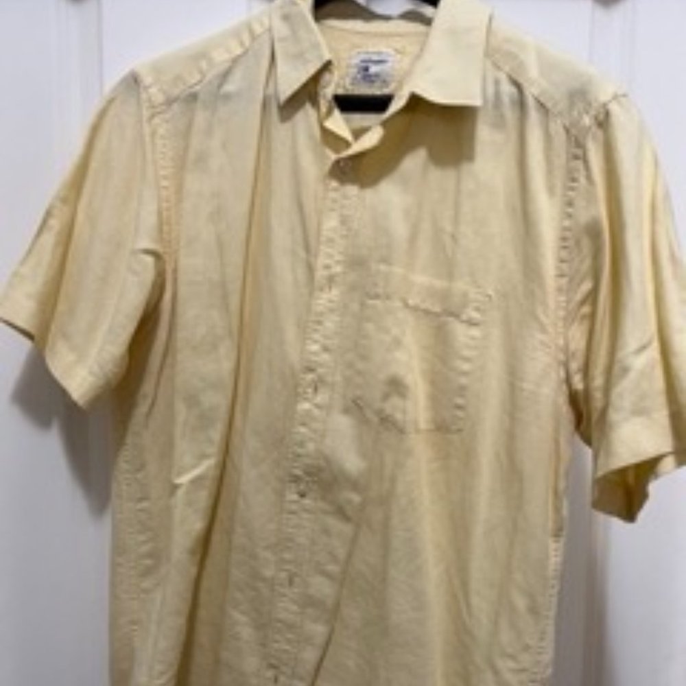 Yellow Half Sleeve Shirt Medium